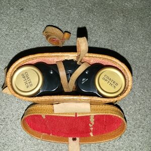 Vintage Binoculars with Leather Case